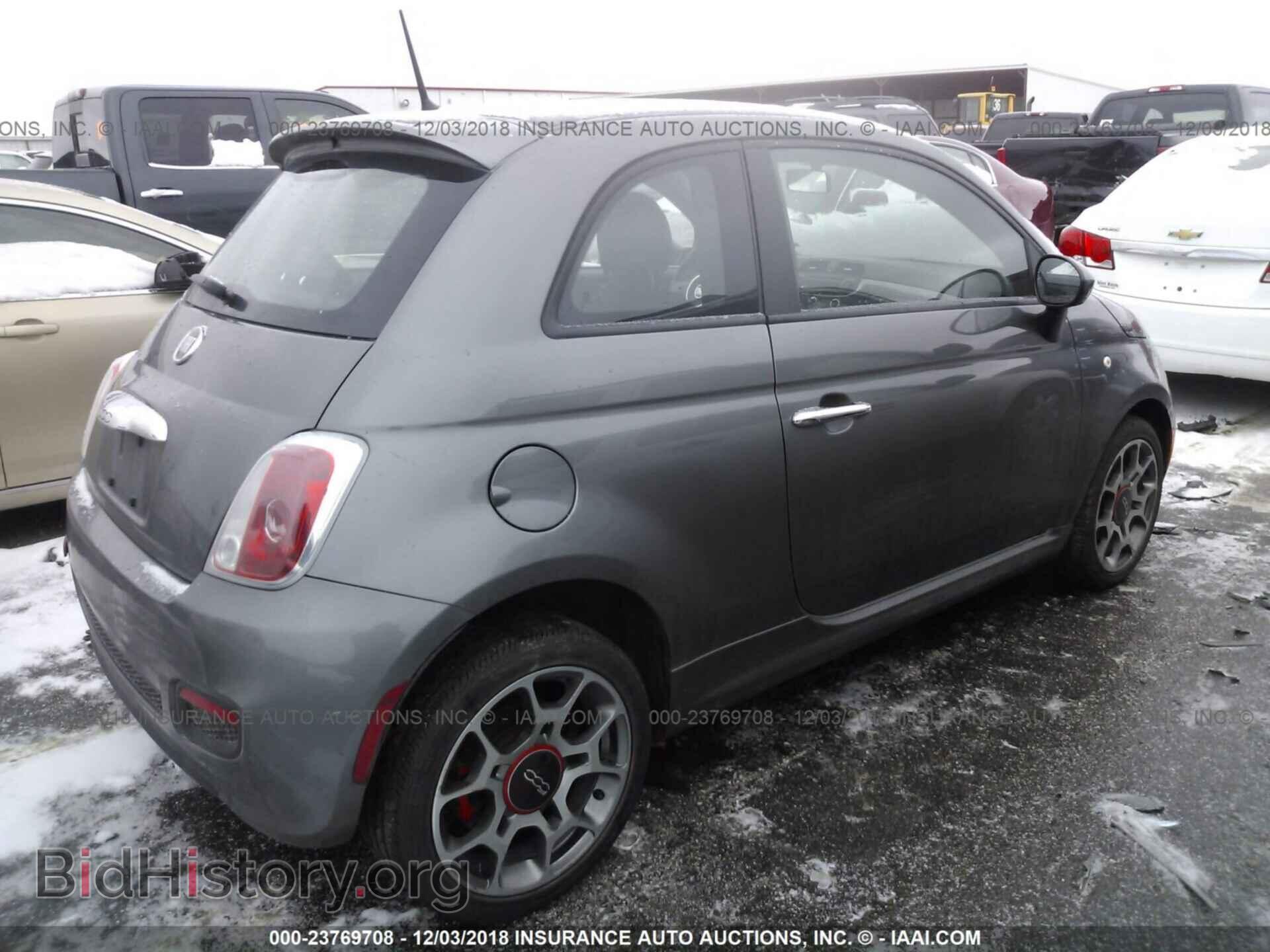 2012 FIAT 500 - VIN: 3C3CFFBRXCT384911 - Фото 4
