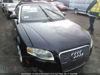 2007 Audi A4, черный — VIN WAUDF48H37K015511, IAAI
