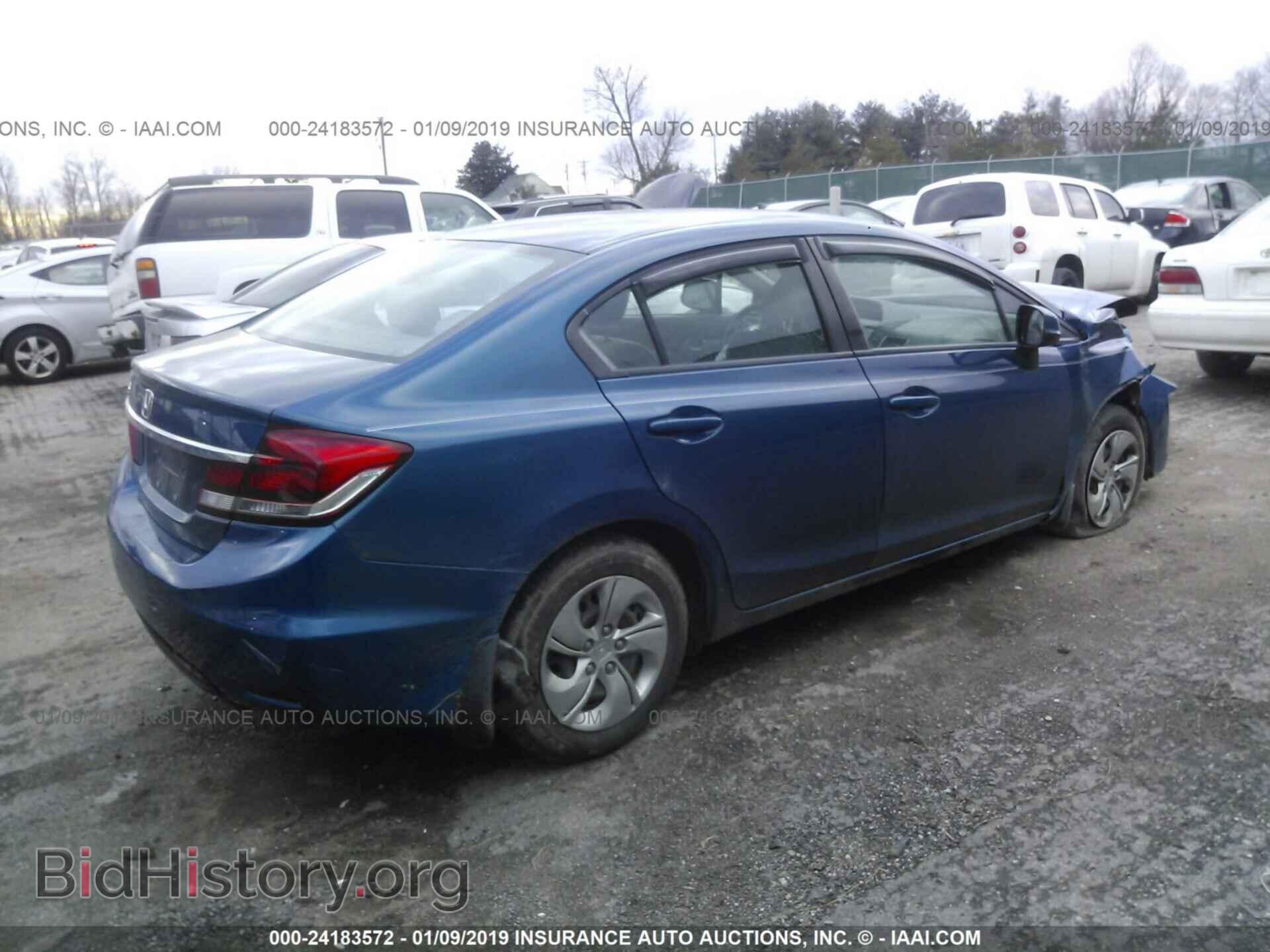 2013 HONDA CIVIC - VIN: 19XFB2F50DE062207 - Фото 4