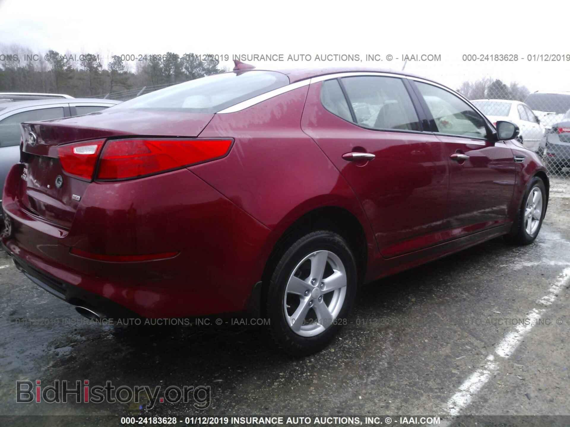 2015 KIA OPTIMA - VIN: 5XXGM4A72FG420498 - Фото 4