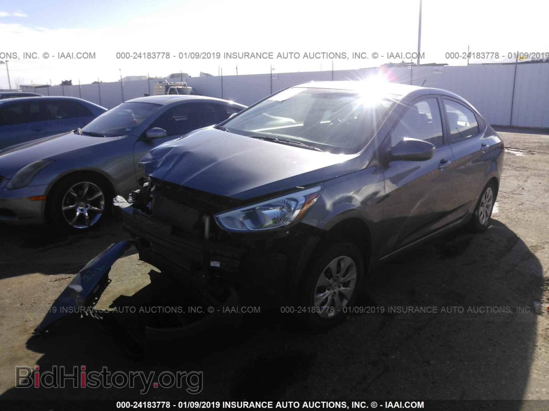2016 HYUNDAI ACCENT - VIN: KMHCT4AE9GU039691 - Фото 2