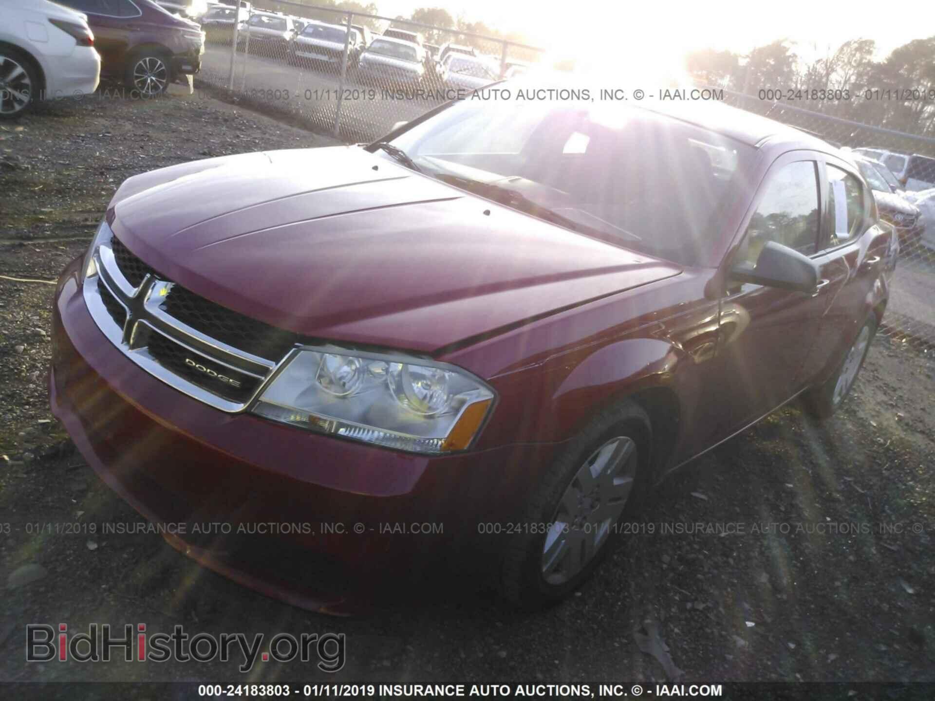 2011 DODGE AVENGER - VIN: 1B3BD4FB7BN573093 - Фото 2