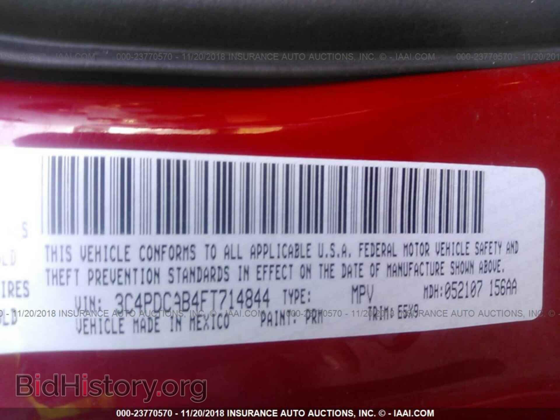 2015 DODGE JOURNEY - VIN: 3C4PDCAB4FT714844 - Photo 9