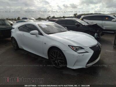 2017 Lexus RC, белый — VIN JTHHA5BC0H5005183, IAAI