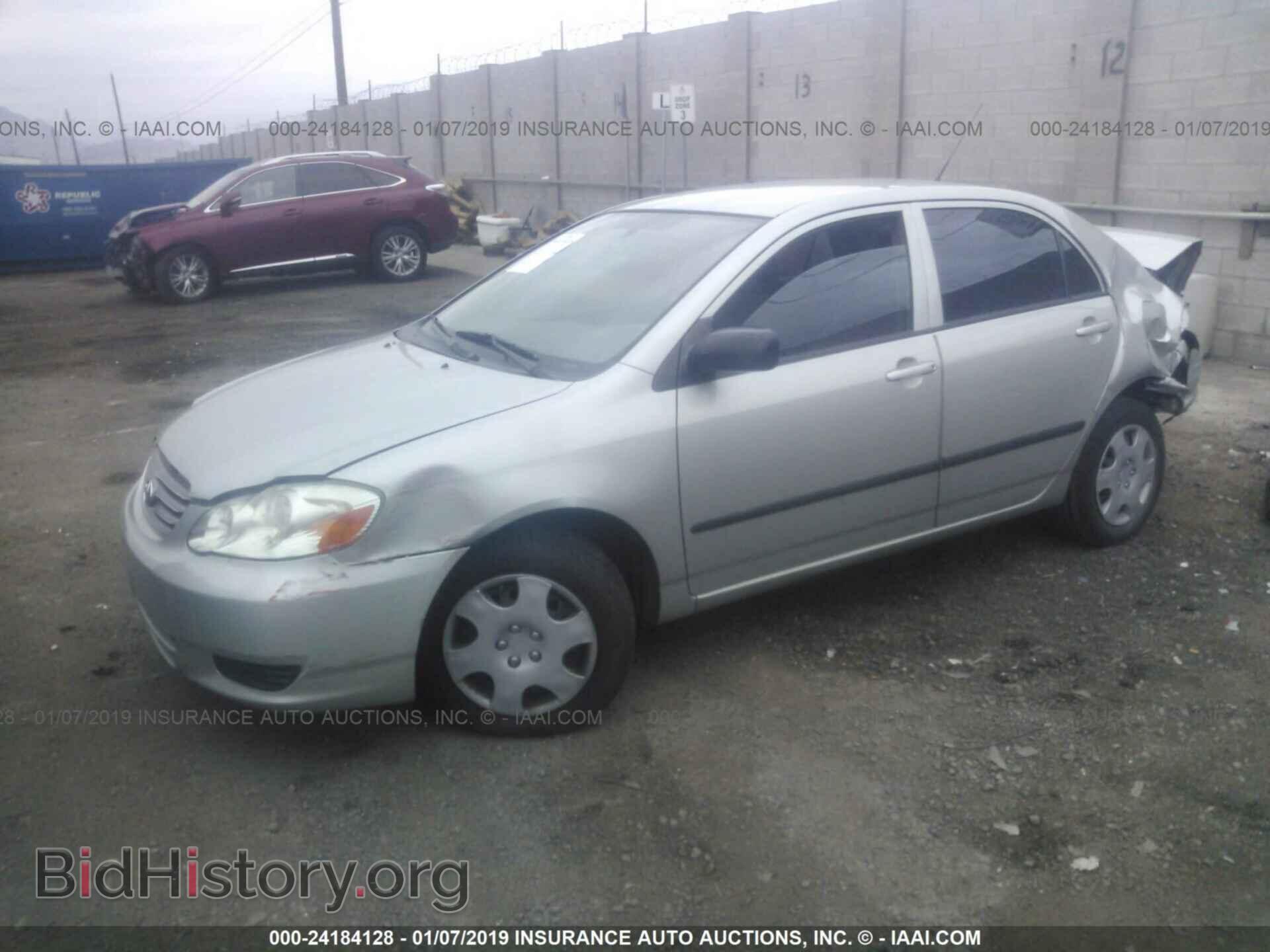 2003 TOYOTA COROLLA - VIN: 2T1BR32EX3C040606 - Фото 2