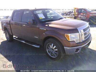 2011 Ford F150, коричневый — VIN 1FTFW1CT9BFB64447, IAAI