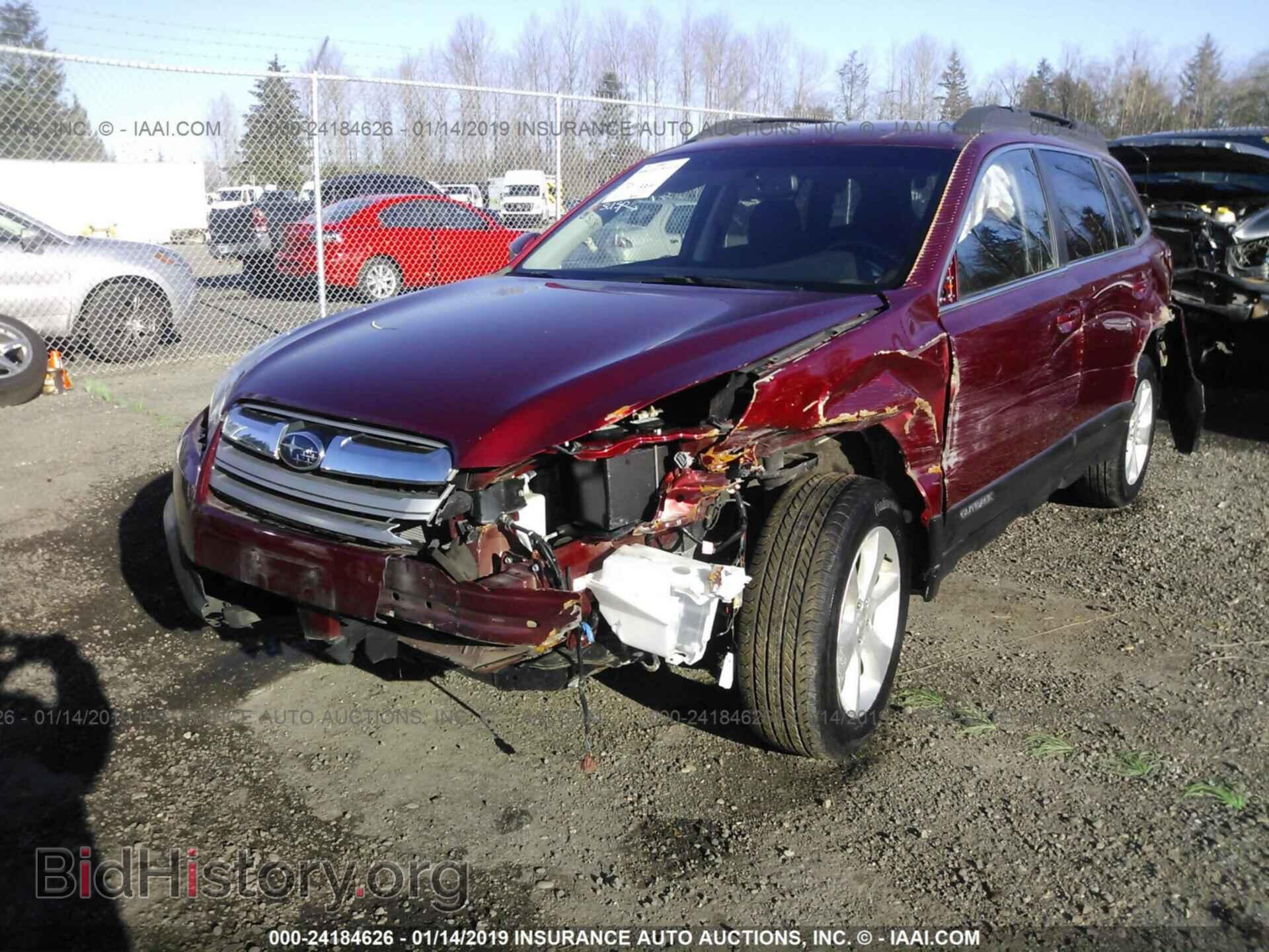 2014 SUBARU OUTBACK - VIN: 4S4BRBDC0E3315008 - Фото 2