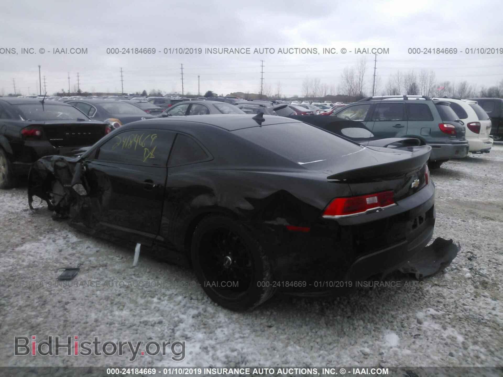 2014 CHEVROLET CAMARO - VIN: 2G1FB1E33E9121981 - Фото 3