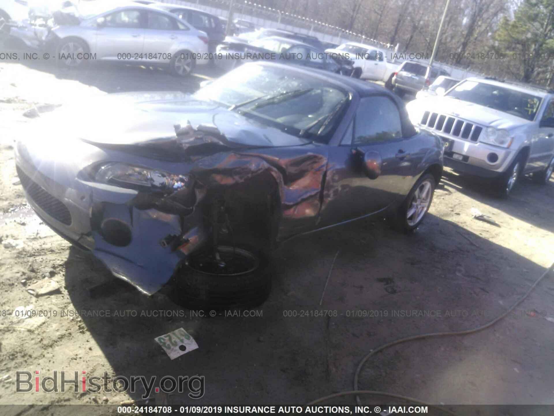 2006 MAZDA MX-5 MIATA - VIN: JM1NC25F760108808 - Фото 2
