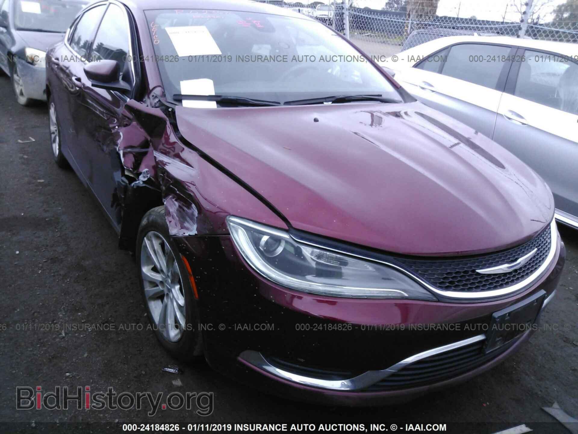 Photo 1C3CCCABXFN633546 - CHRYSLER 200 2015