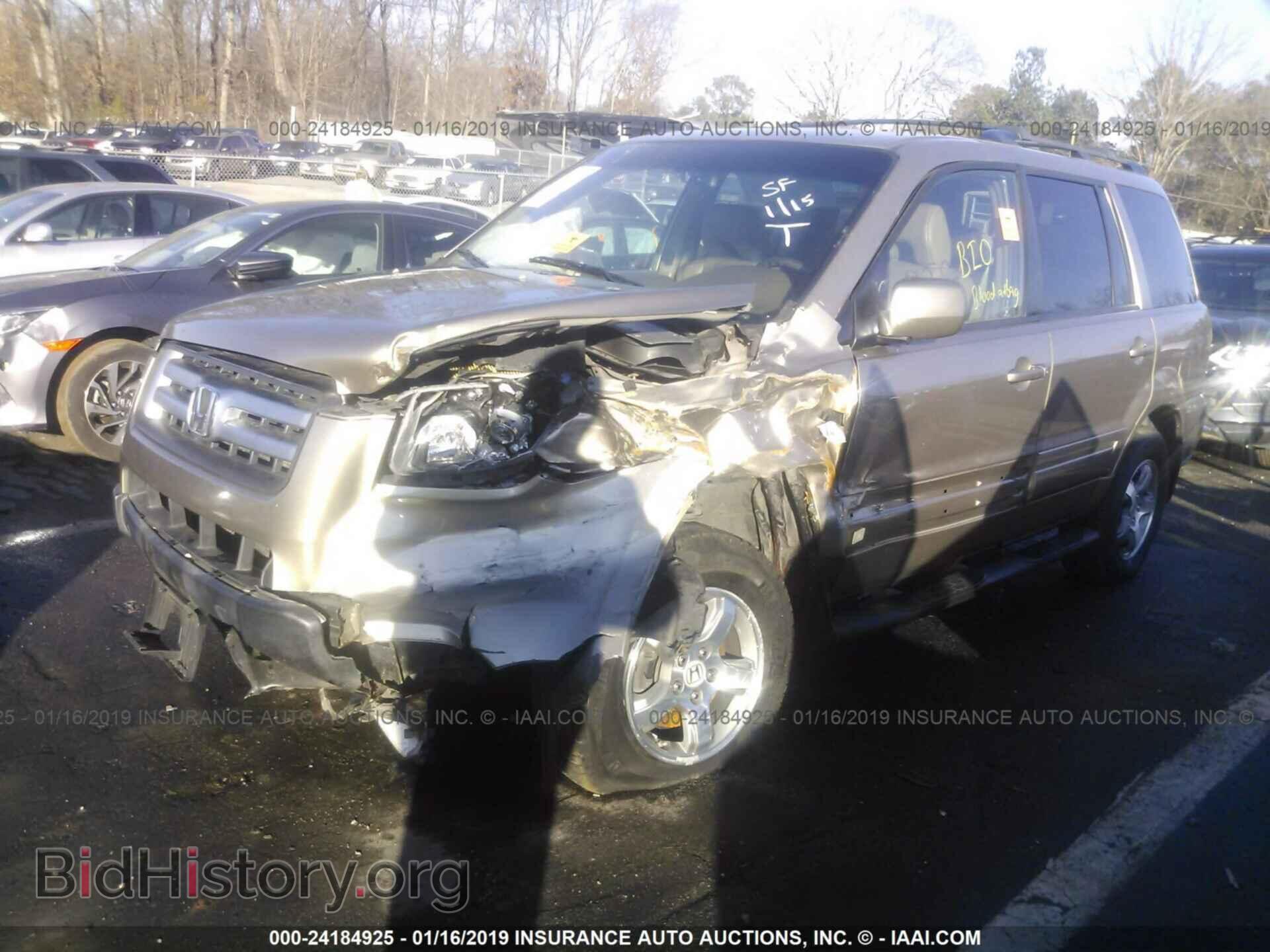2007 HONDA PILOT - VIN: 5FNYF28757B034168 - Фото 2