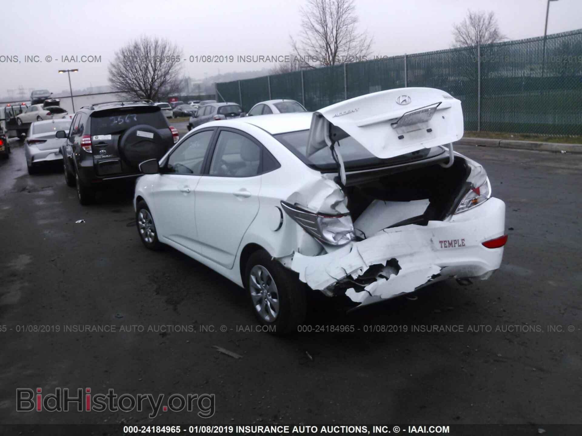 2016 HYUNDAI ACCENT - VIN: KMHCT4AE9GU978033 - Фото 3