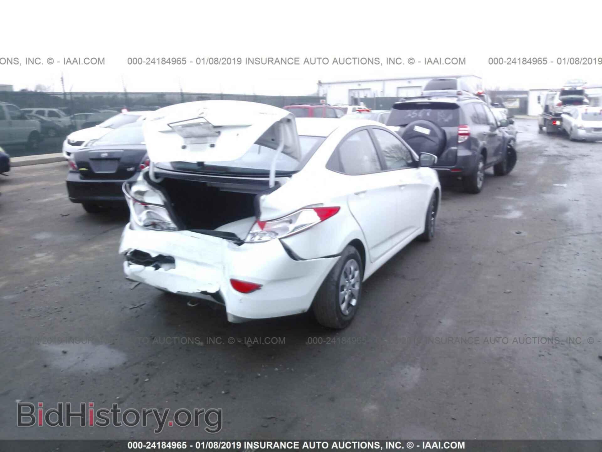 2016 HYUNDAI ACCENT - VIN: KMHCT4AE9GU978033 - Фото 4