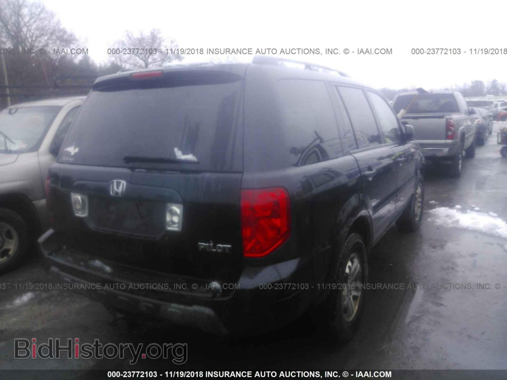 2005 HONDA PILOT - VIN: 2HKYF18525H520606 - Фото 4
