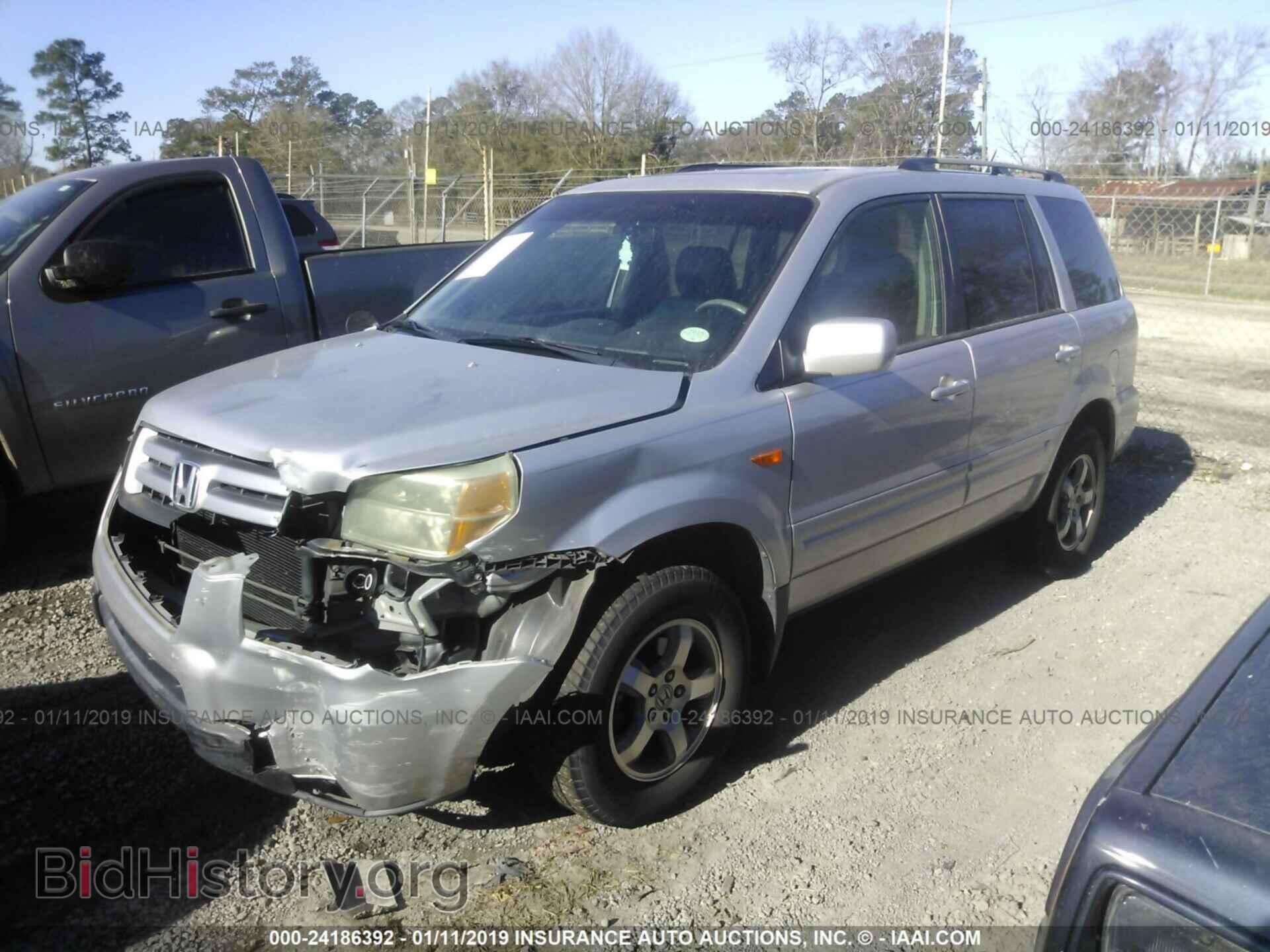 2006 HONDA PILOT - VIN: 2HKYF18656H563508 - Фото 2