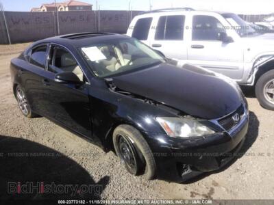 2012 Lexus IS, black — VIN JTHBF5C24C5177044, IAAI