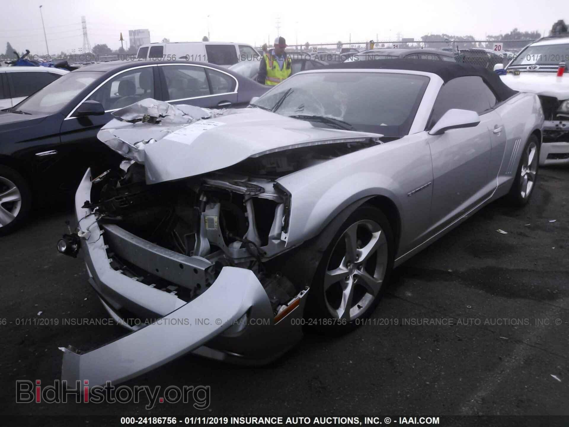 2014 CHEVROLET CAMARO - VIN: 2G1FC3D35E9280432 - Фото 2
