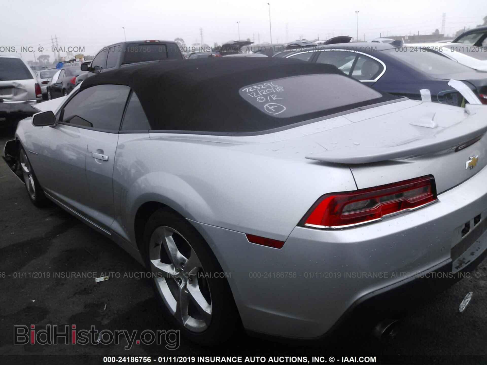 2014 CHEVROLET CAMARO - VIN: 2G1FC3D35E9280432 - Фото 3