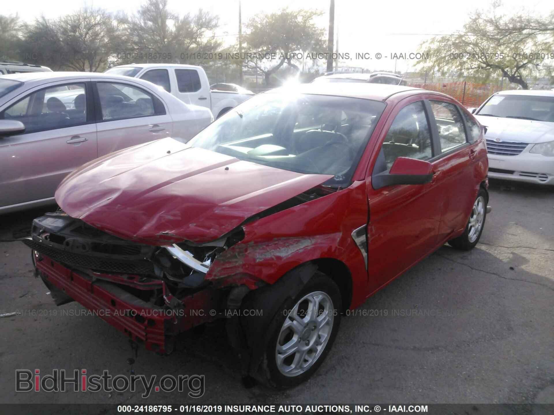2008 FORD FOCUS - VIN: 1FAHP35N78W219251 - Фото 2