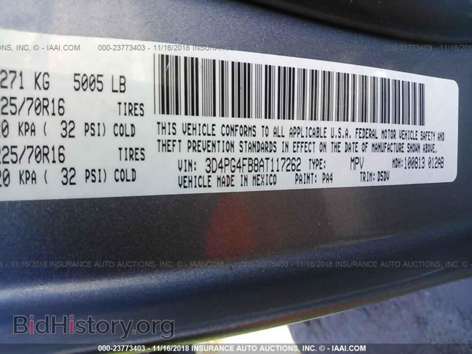 2010 DODGE JOURNEY - VIN: 3D4PG4FB8AT117262 - Фото 9