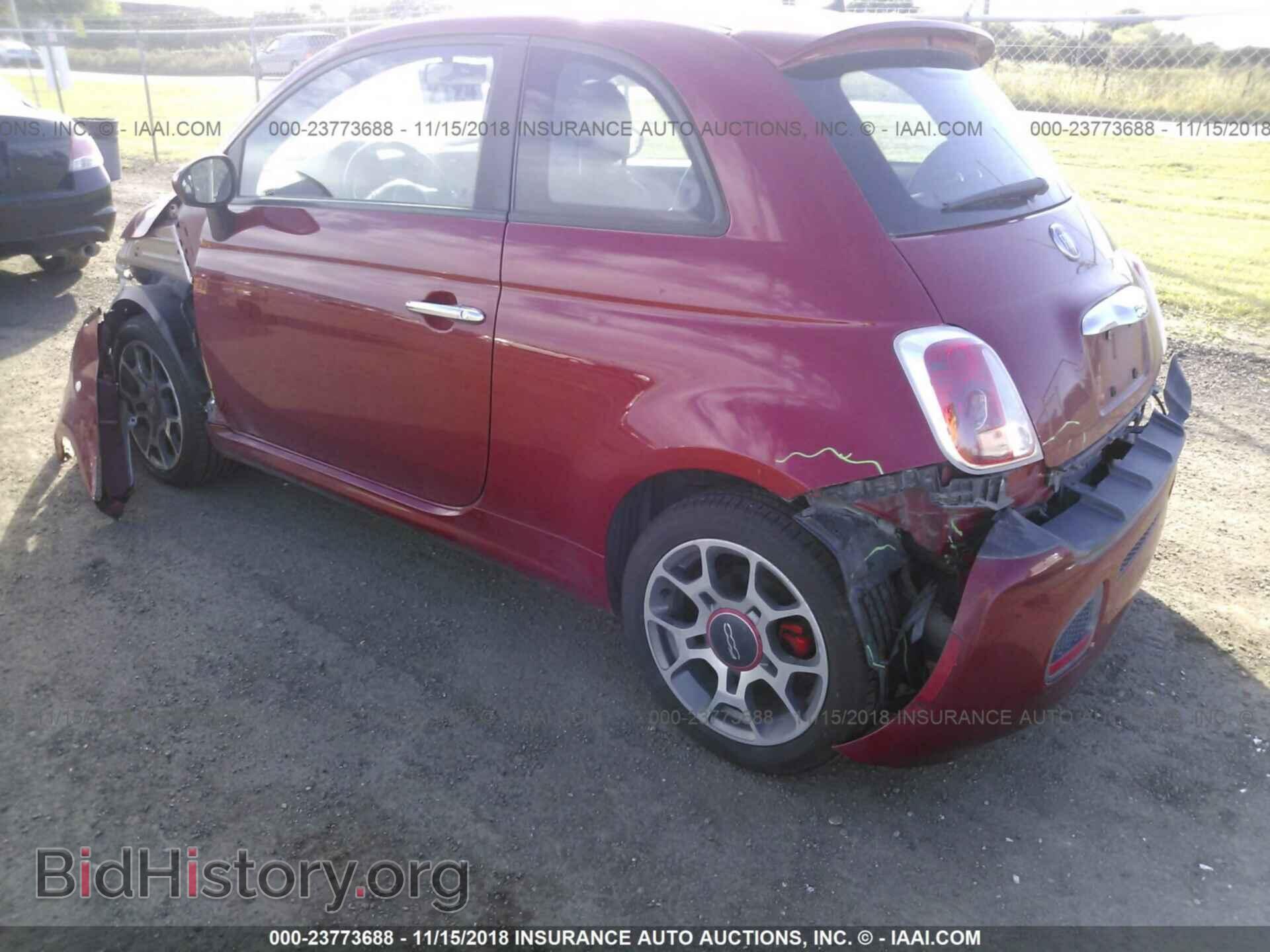 2012 FIAT 500 - VIN: 3C3CFFBR1CT139849 - Фото 3