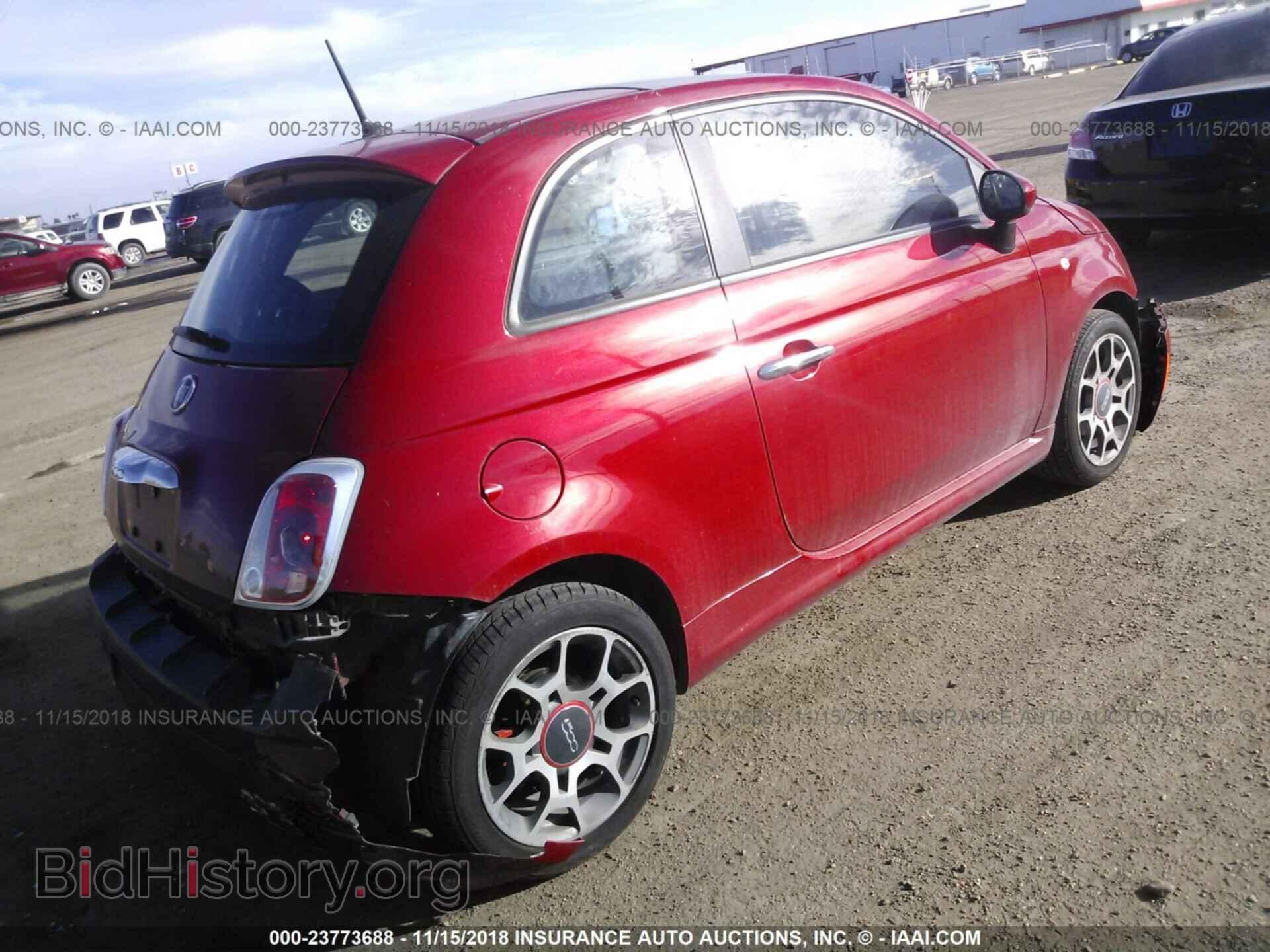 2012 FIAT 500 - VIN: 3C3CFFBR1CT139849 - Фото 4