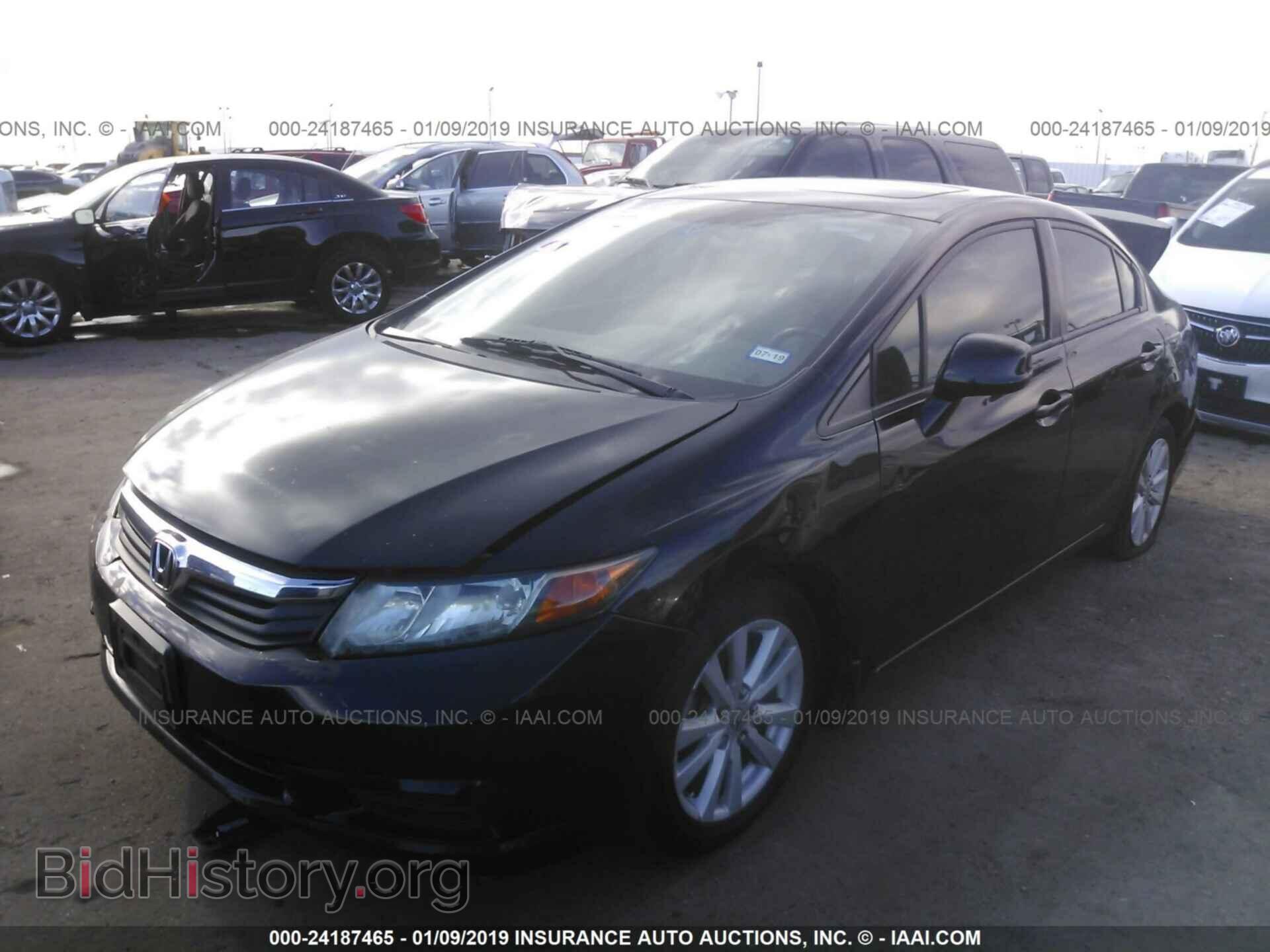 2012 HONDA CIVIC - VIN: 2HGFB2F80CH308347 - Фото 2