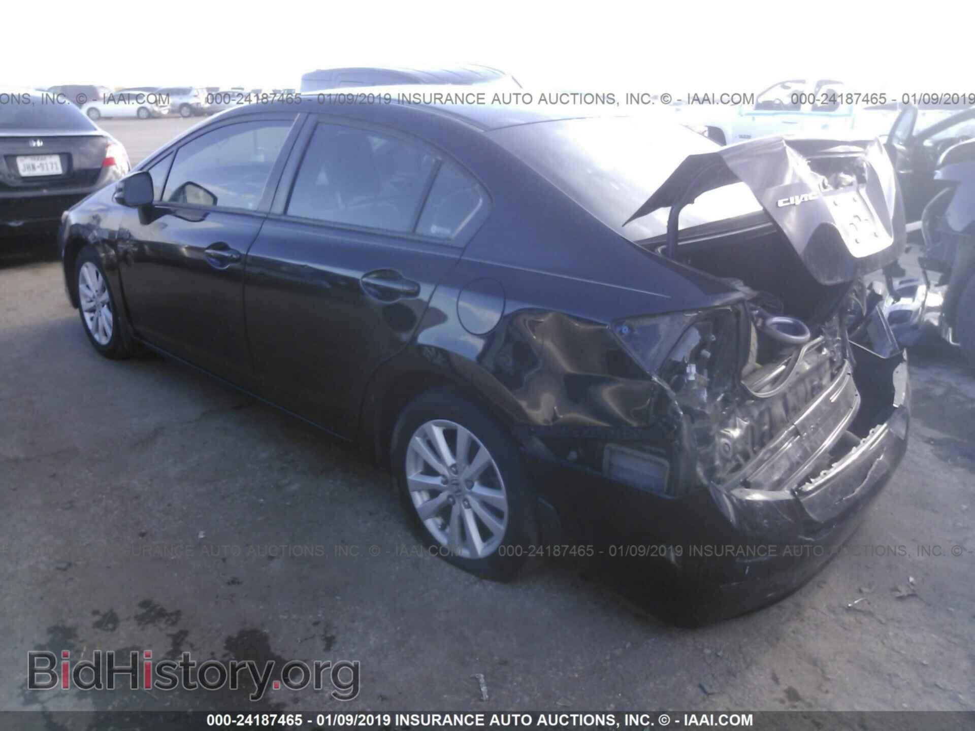 2012 HONDA CIVIC - VIN: 2HGFB2F80CH308347 - Фото 3