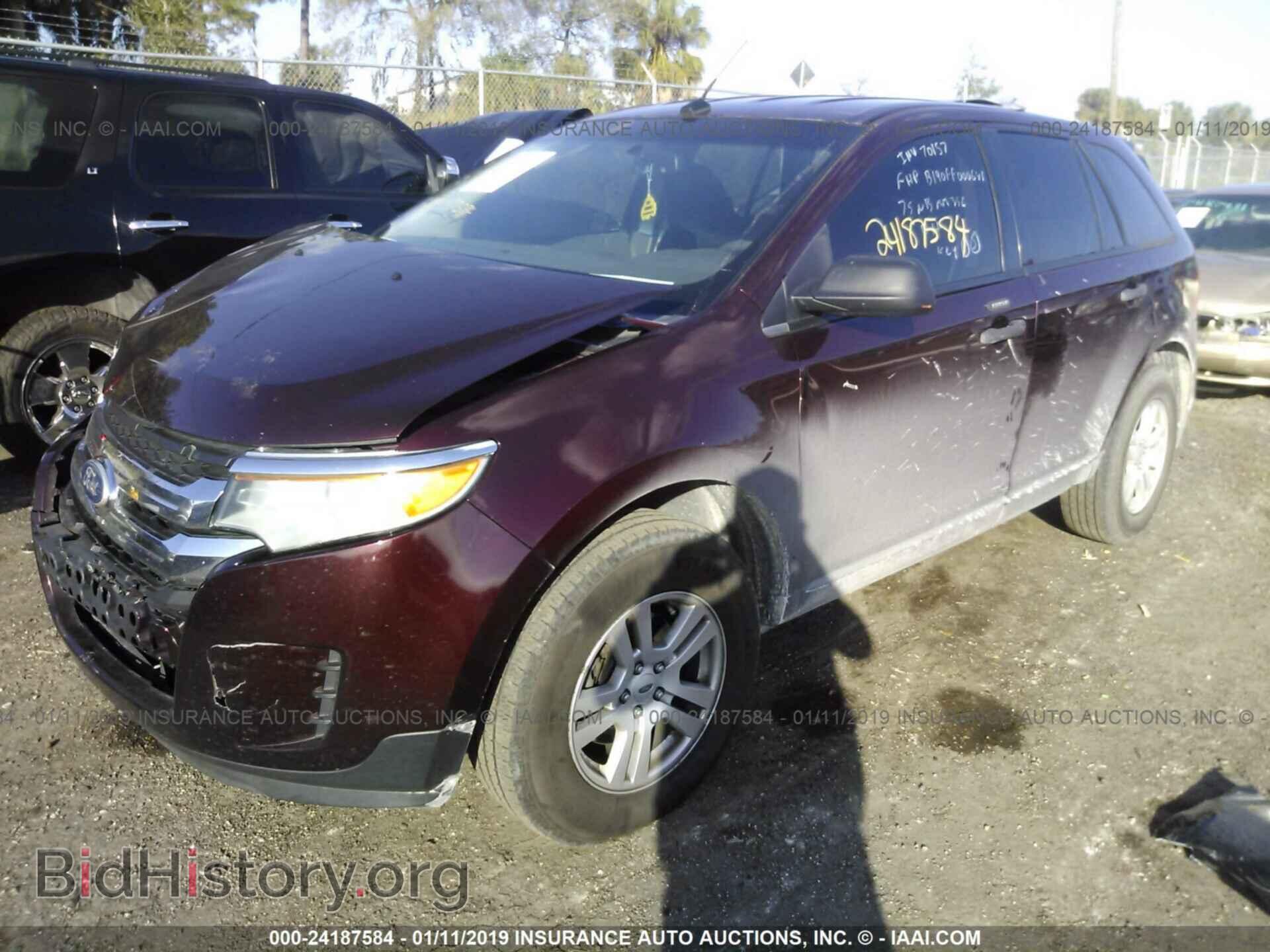 2011 FORD EDGE - VIN: 2FMDK3GCXBBA95578 - Фото 2