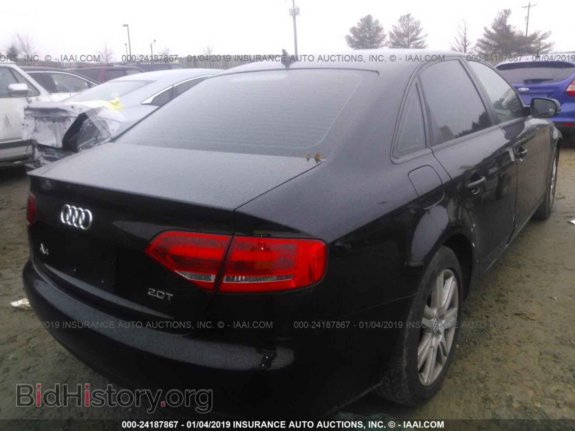 2010 AUDI A4 - VIN: WAUAFAFL3AN070393 - Фото 4