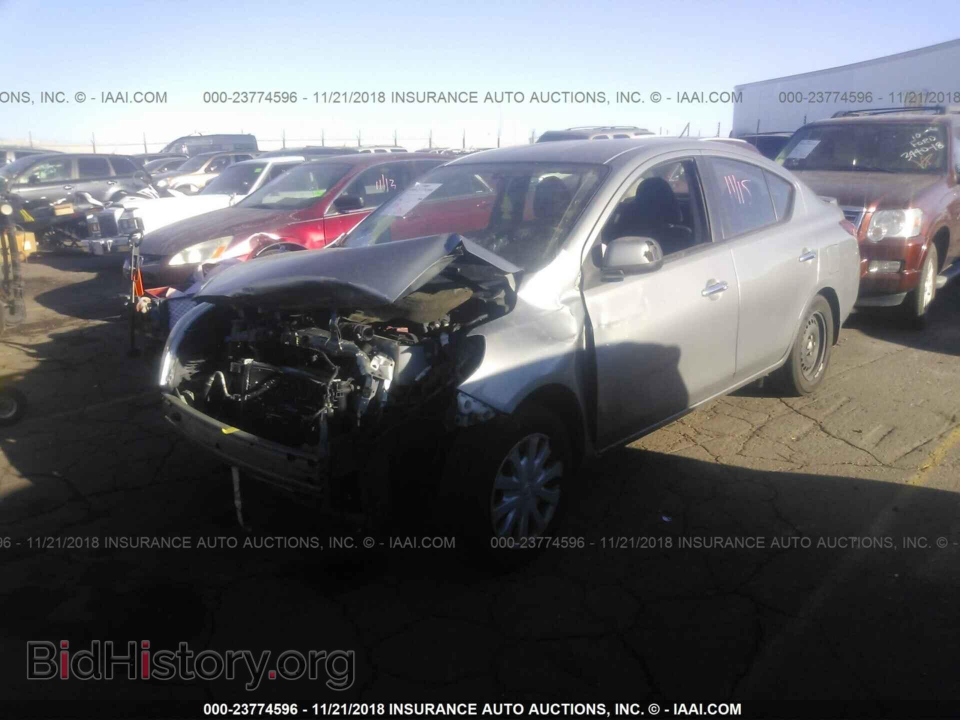 2013 NISSAN VERSA - VIN: 3N1CN7AP7DL854997 - Фото 2