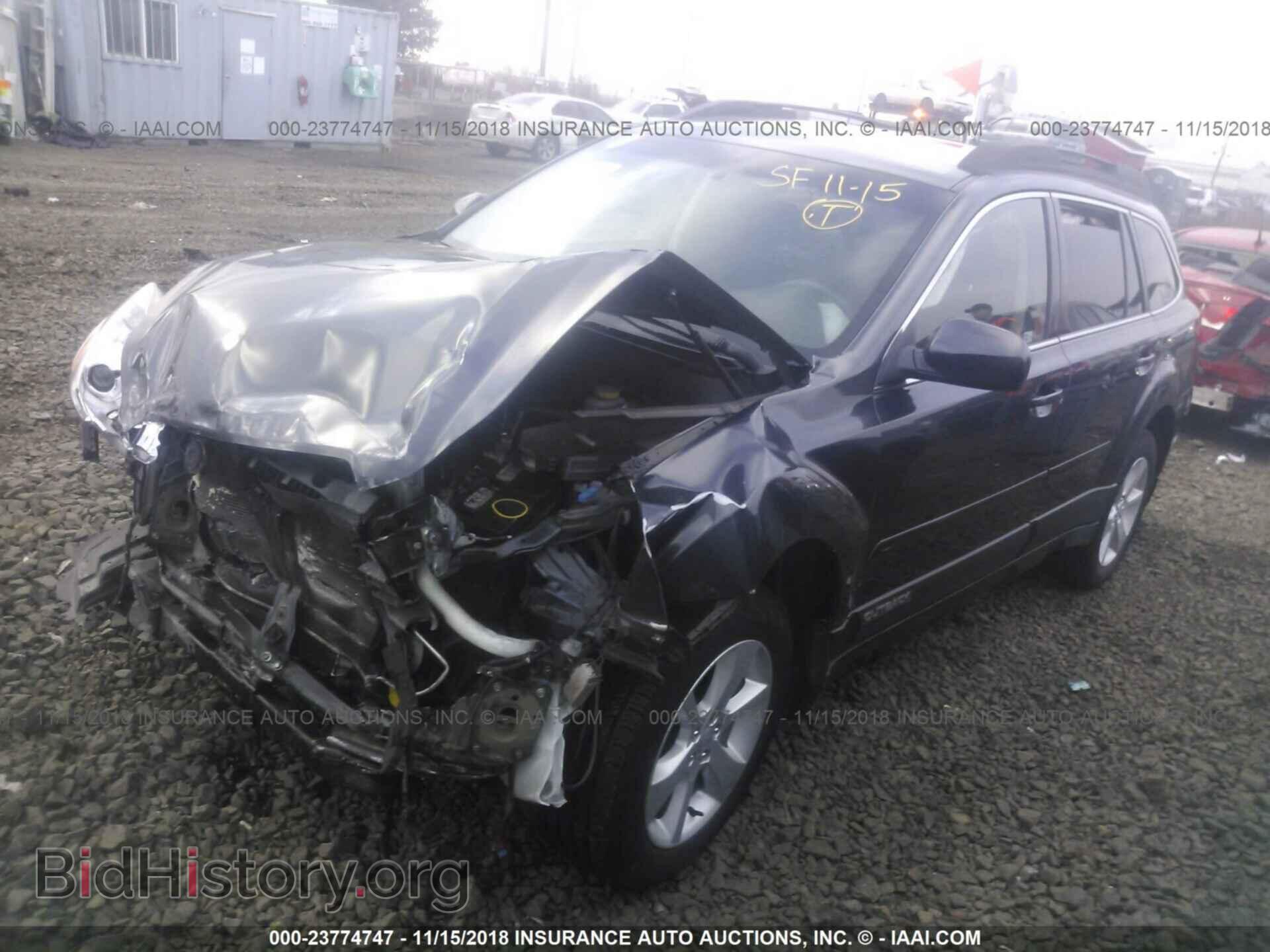 2013 SUBARU OUTBACK - VIN: 4S4BRBCCXD3251009 - Фото 2