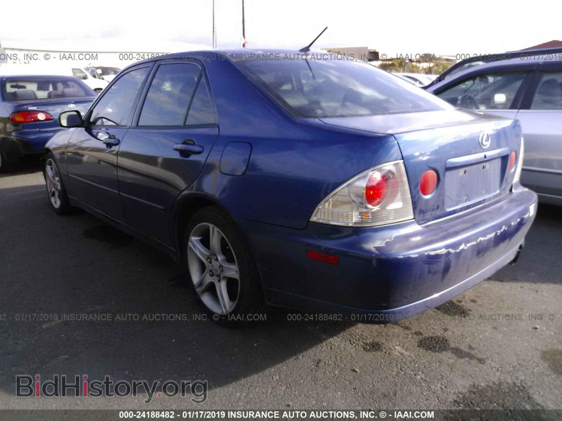 2001 LEXUS IS - VIN: JTHBD182910012219 - Фото 3