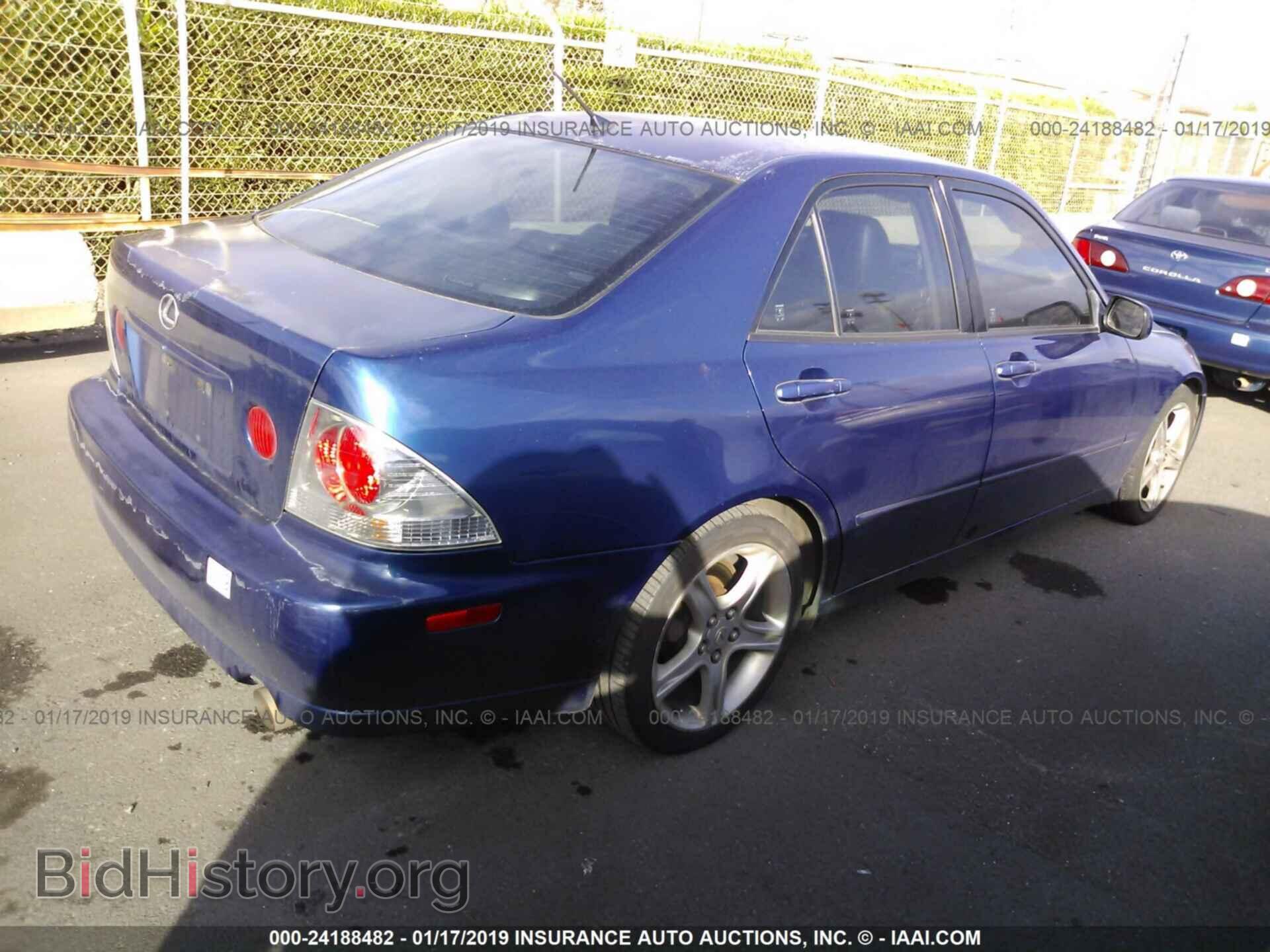 2001 LEXUS IS - VIN: JTHBD182910012219 - Фото 4