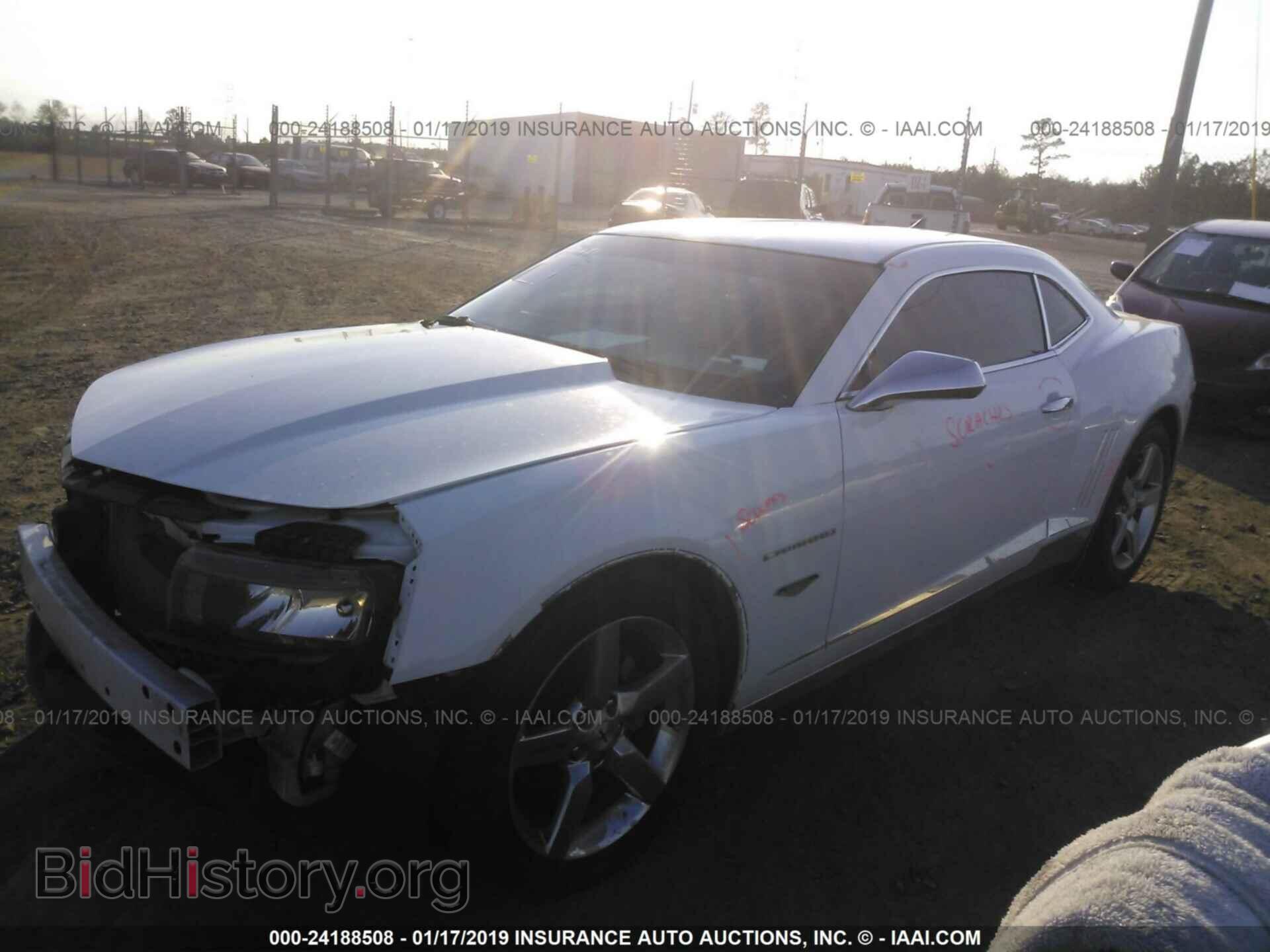 2014 CHEVROLET CAMARO - VIN: 2G1FB1E31E9260913 - Фото 2