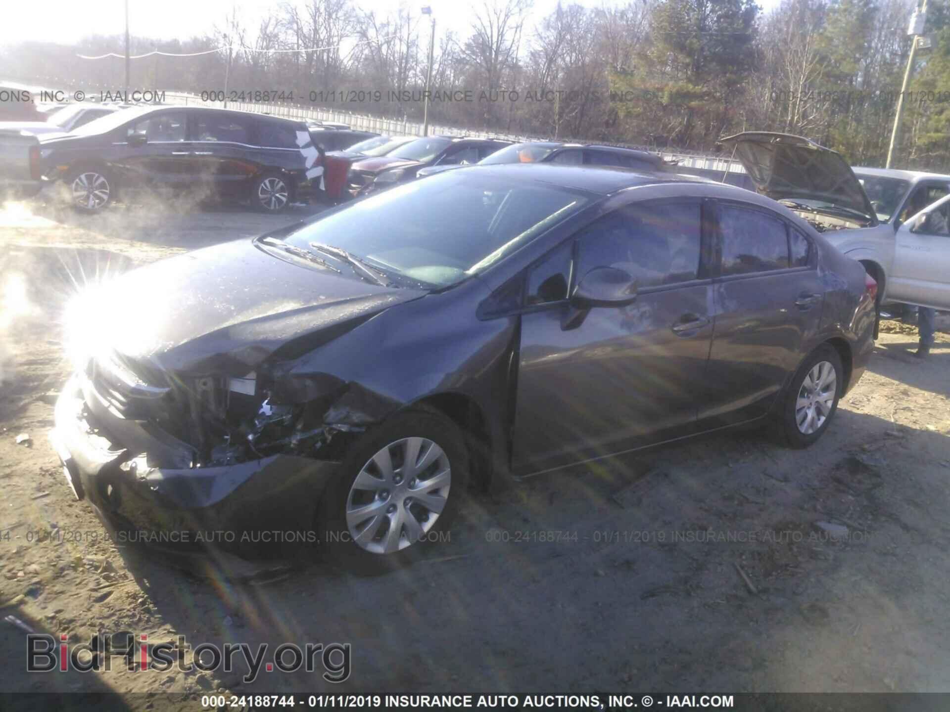 2012 HONDA CIVIC - VIN: 19XFB2F51CE070783 - Photo 2