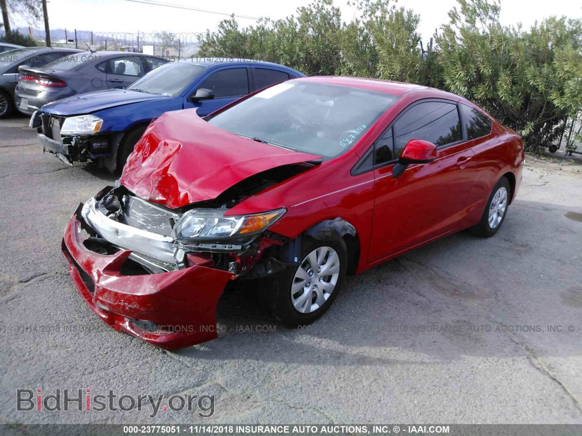 2012 HONDA CIVIC - VIN: 2HGFG3B55CH549548 - Photo 2