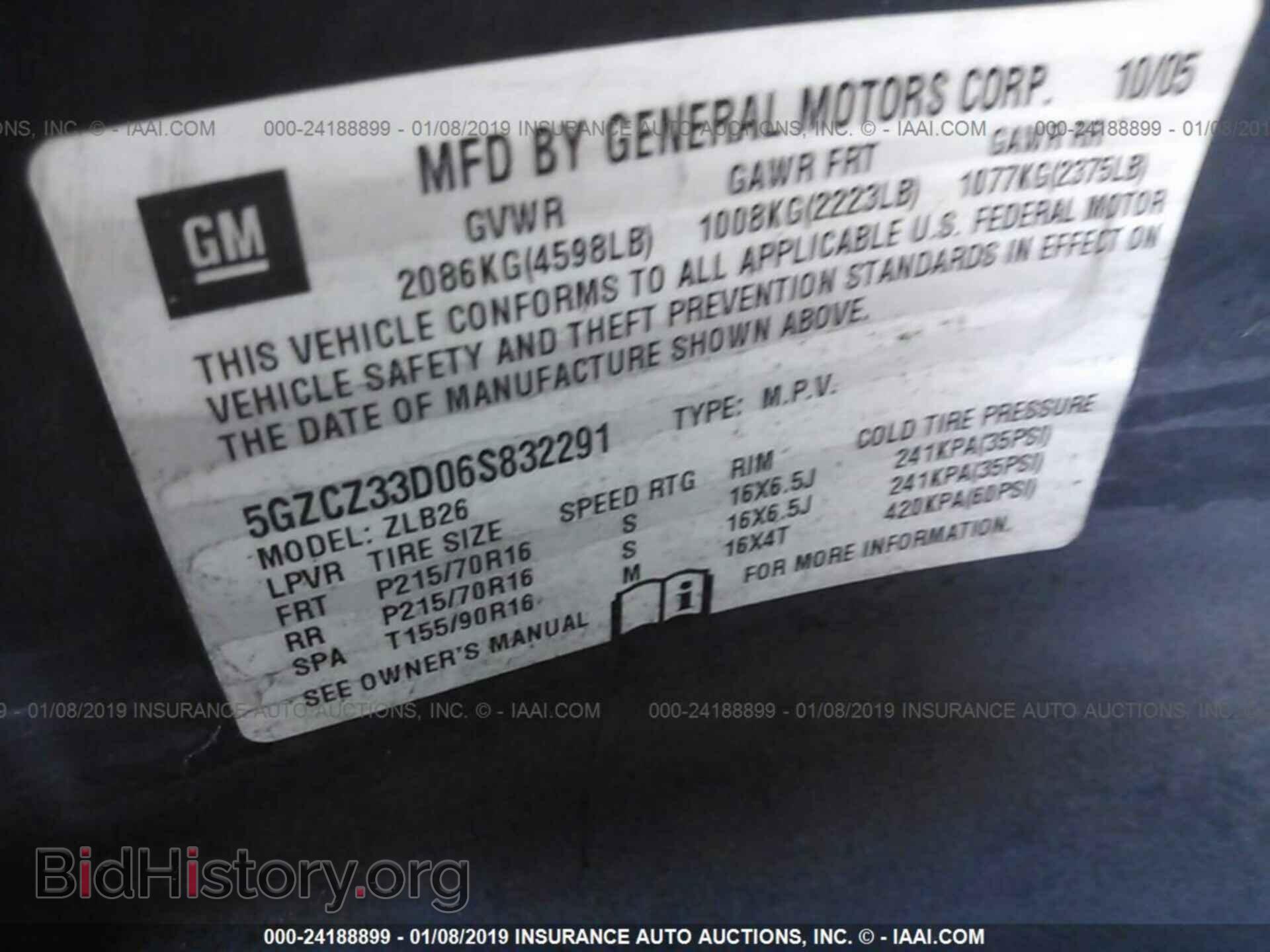2006 SATURN VUE - VIN: 5GZCZ33D06S832291 - Фото 9
