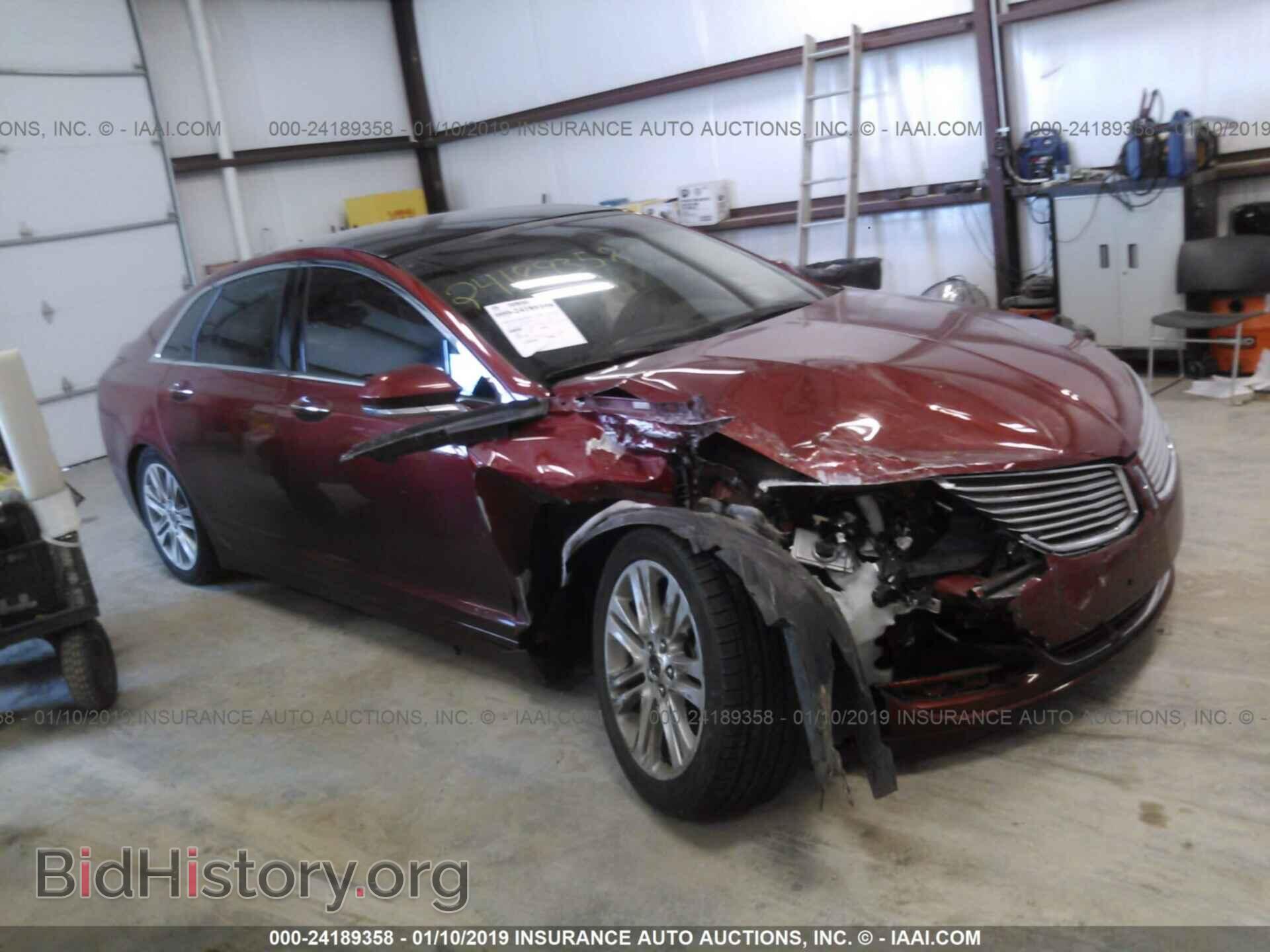 Фотография 3LN6L2JK7ER822701 - LINCOLN MKZ 2014
