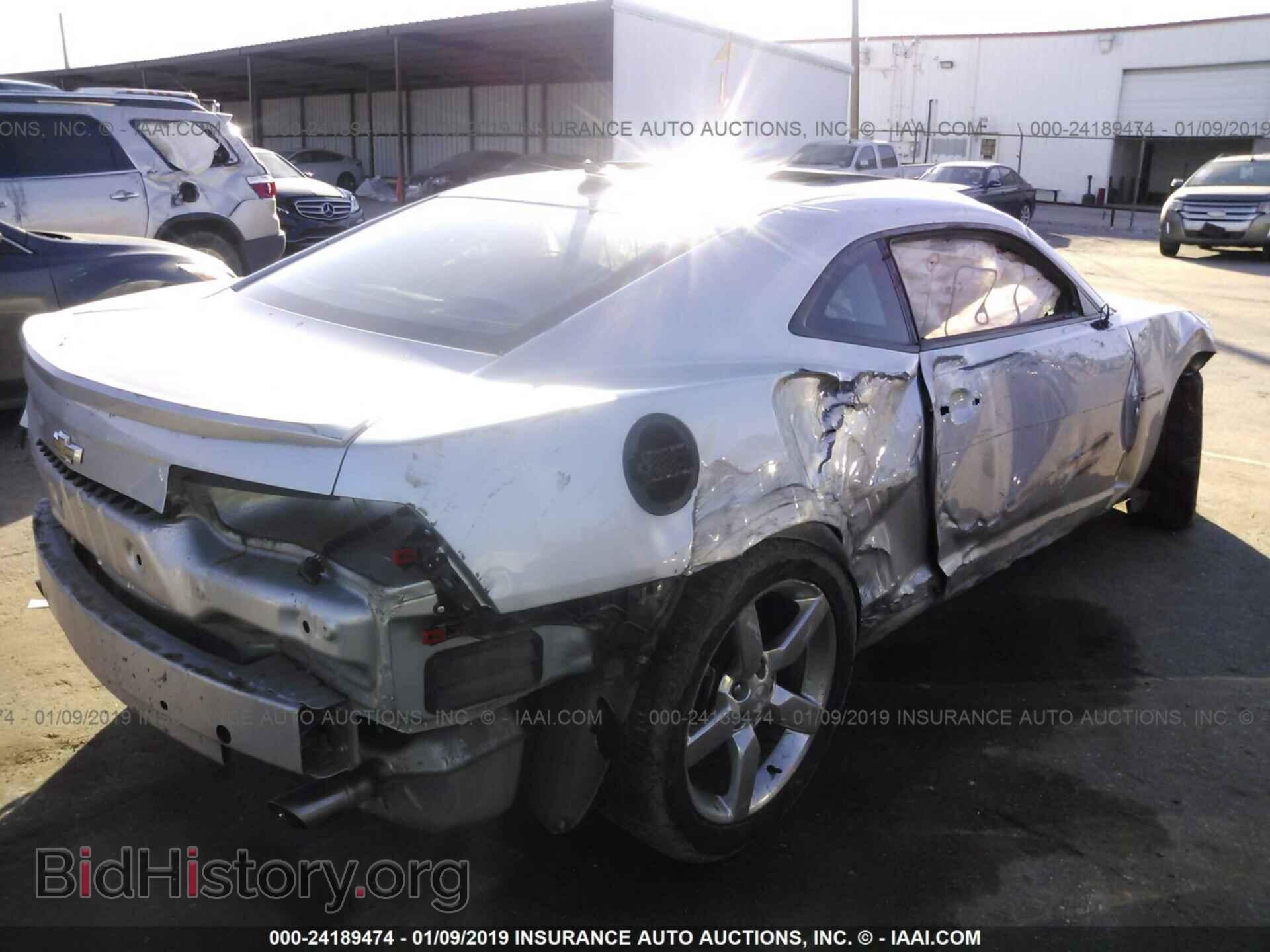 2013 CHEVROLET CAMARO - VIN: 2G1FB1E39D9247518 - Фото 4