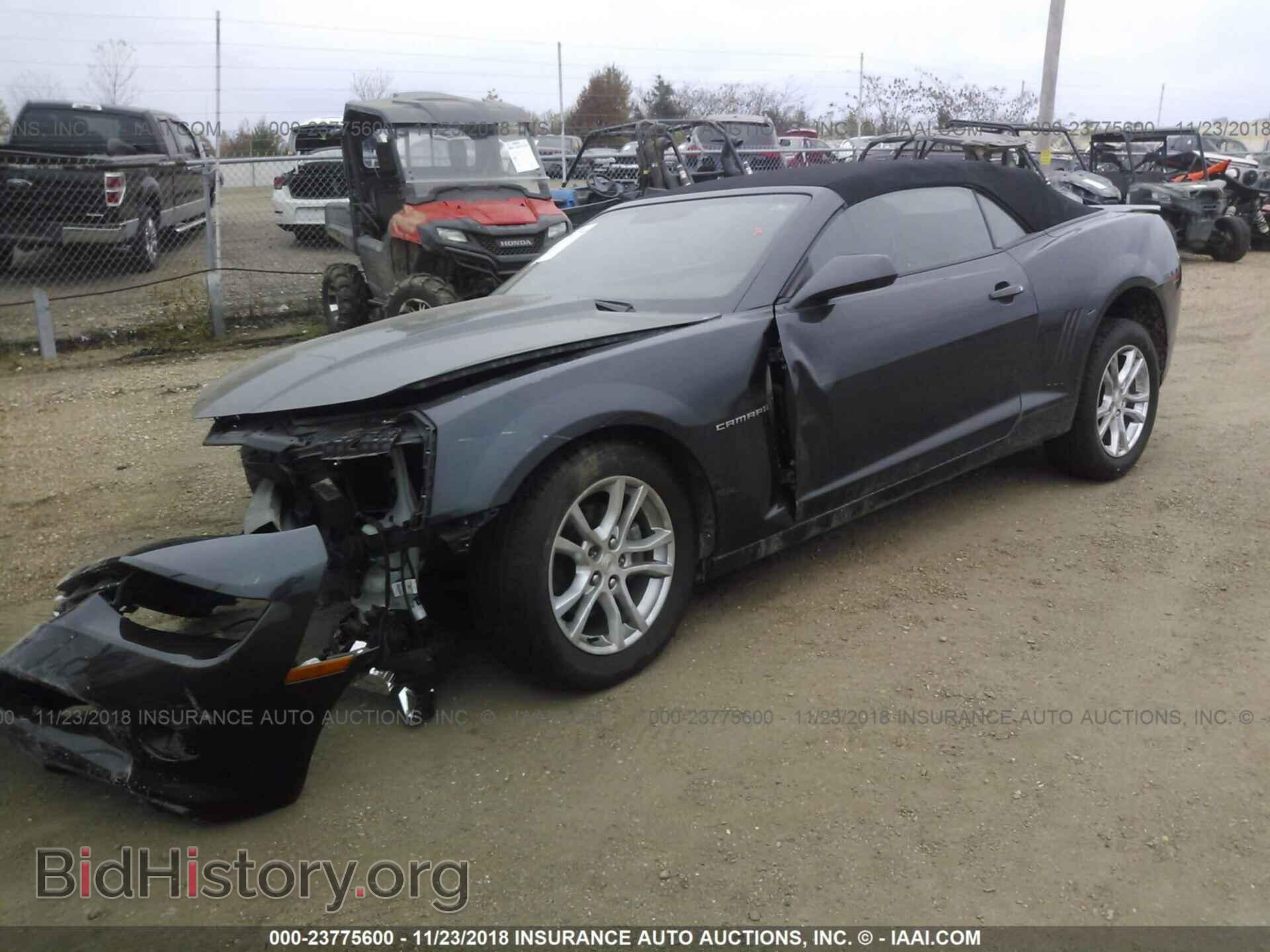 2015 CHEVROLET CAMARO - VIN: 2G1FD3D36F9107498 - Фото 2