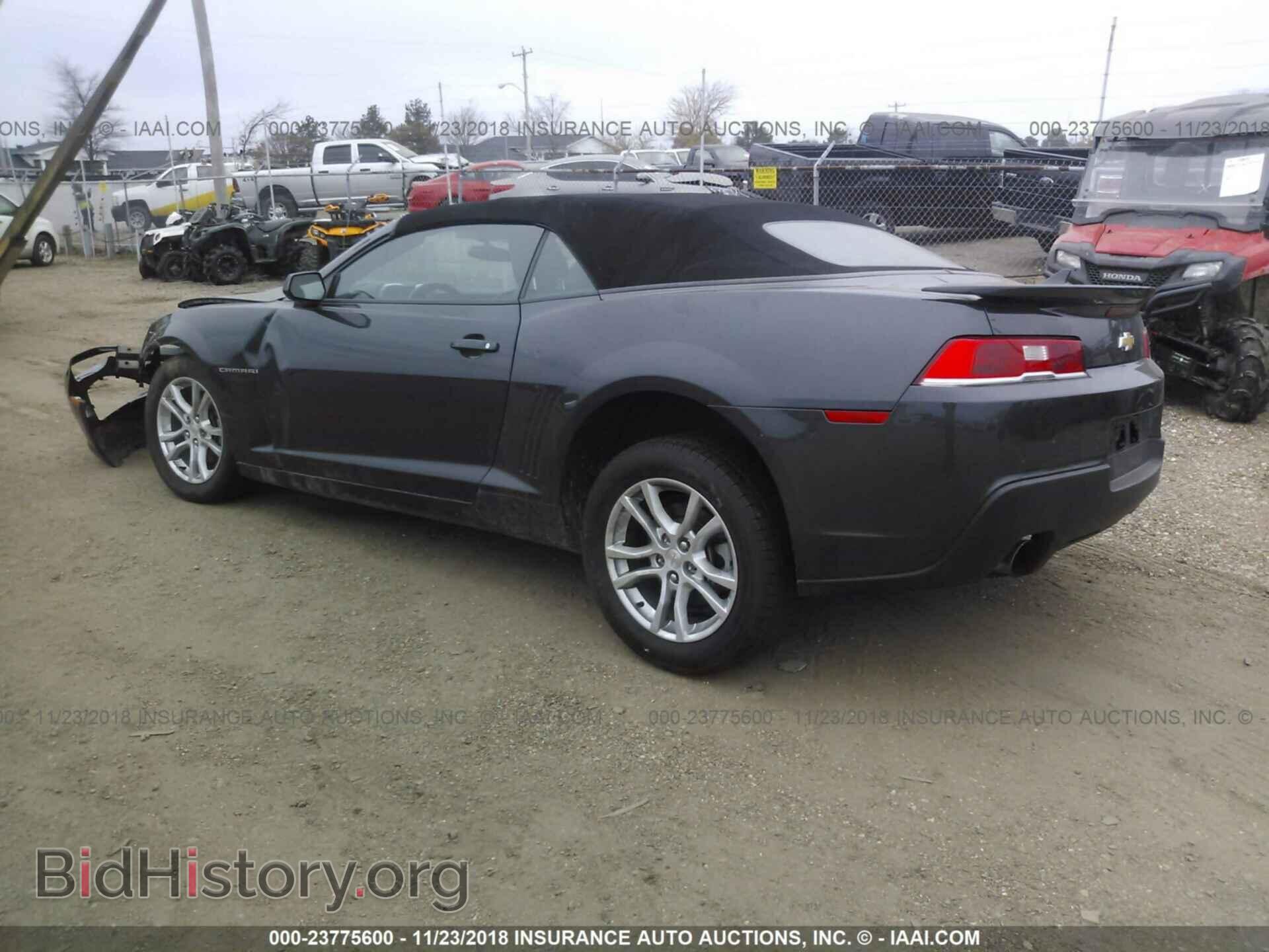 2015 CHEVROLET CAMARO - VIN: 2G1FD3D36F9107498 - Фото 3