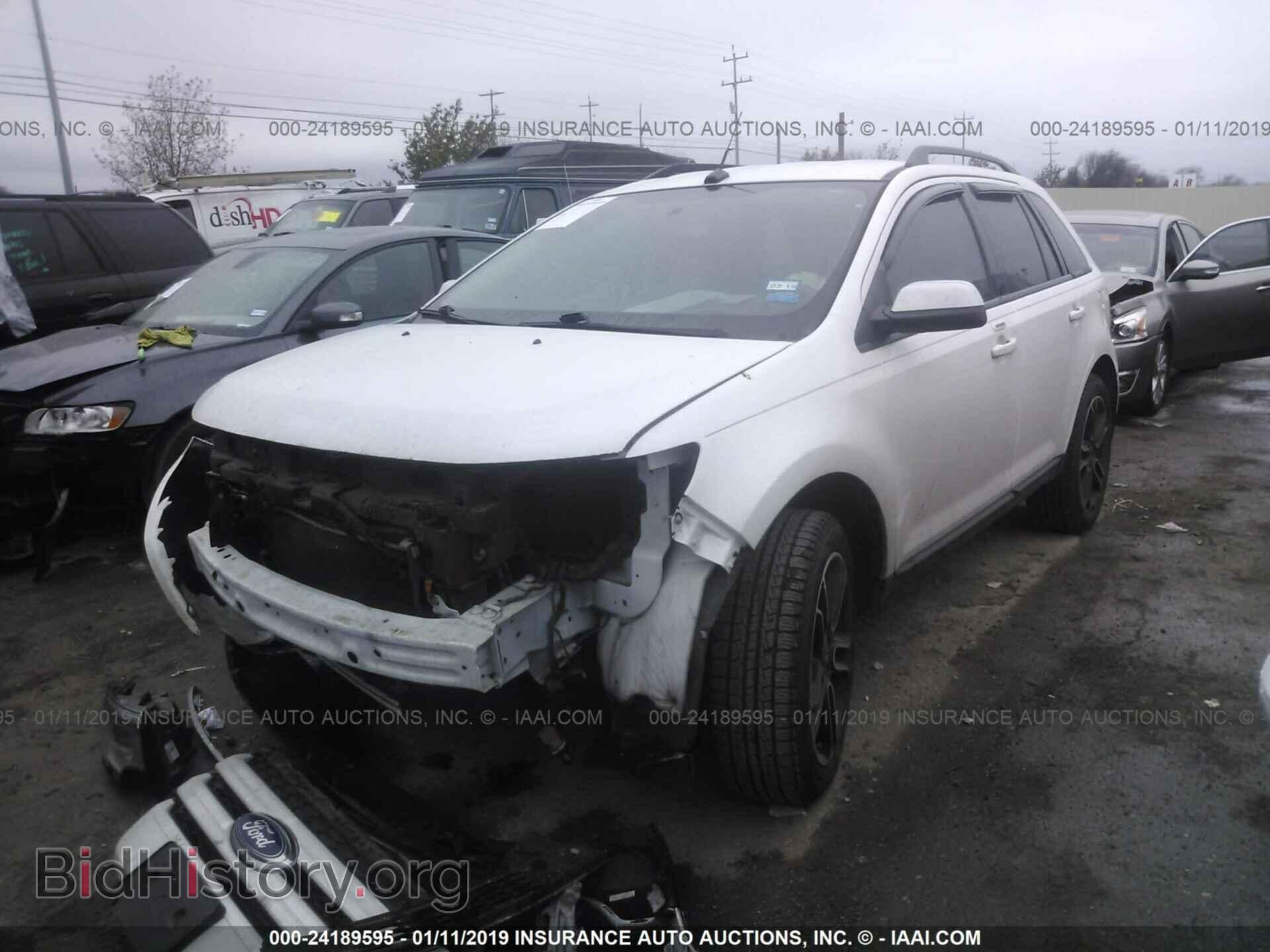 2013 FORD EDGE - VIN: 2FMDK3JC8DBE33510 - Фото 2
