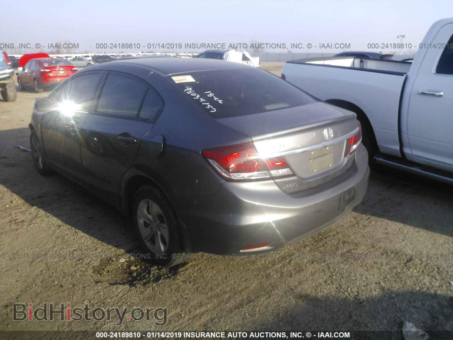 2014 HONDA CIVIC - VIN: 19XFB2F51EE063190 - Photo 3