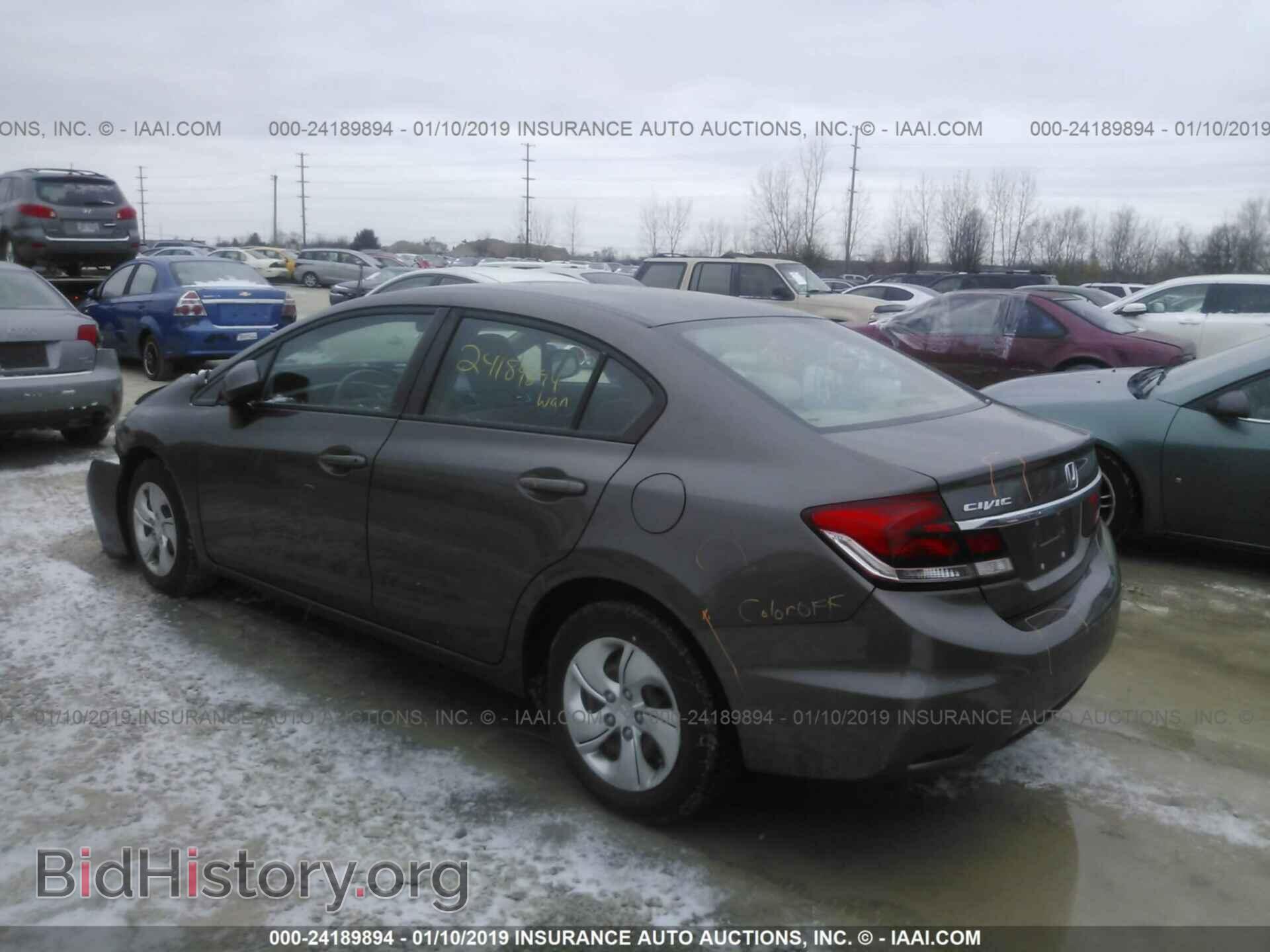 2013 HONDA CIVIC - VIN: 2HGFB2F55DH582313 - Фото 3