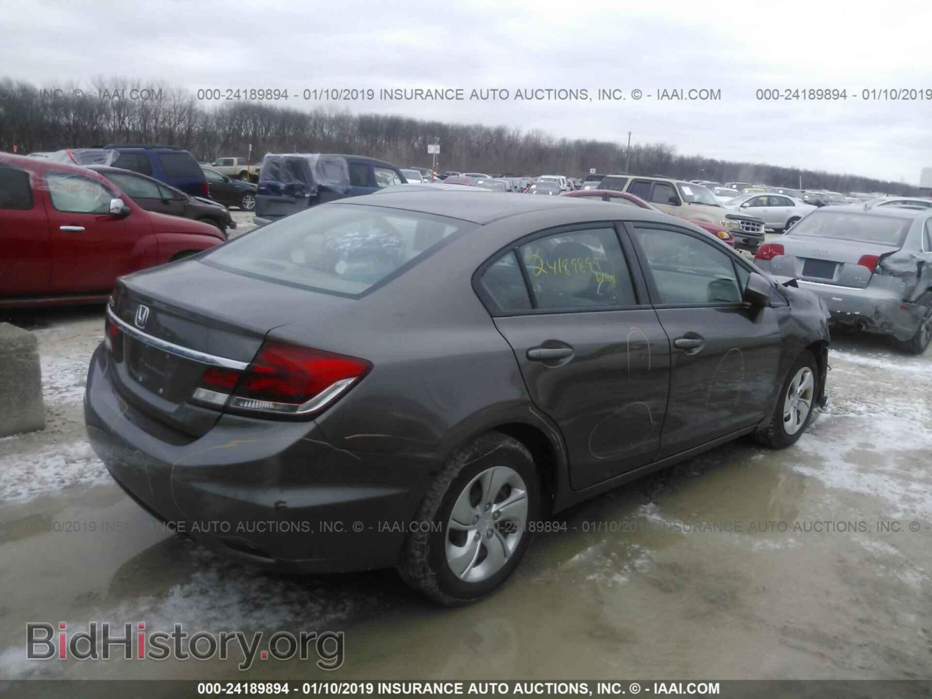 2013 HONDA CIVIC - VIN: 2HGFB2F55DH582313 - Фото 4