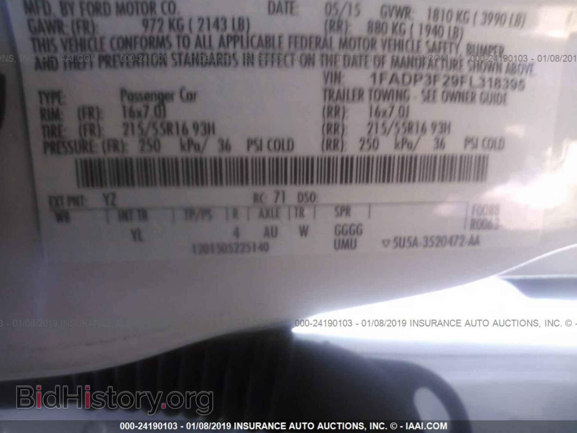 2015 FORD FOCUS - VIN: 1FADP3F29FL318395 - Photo 9