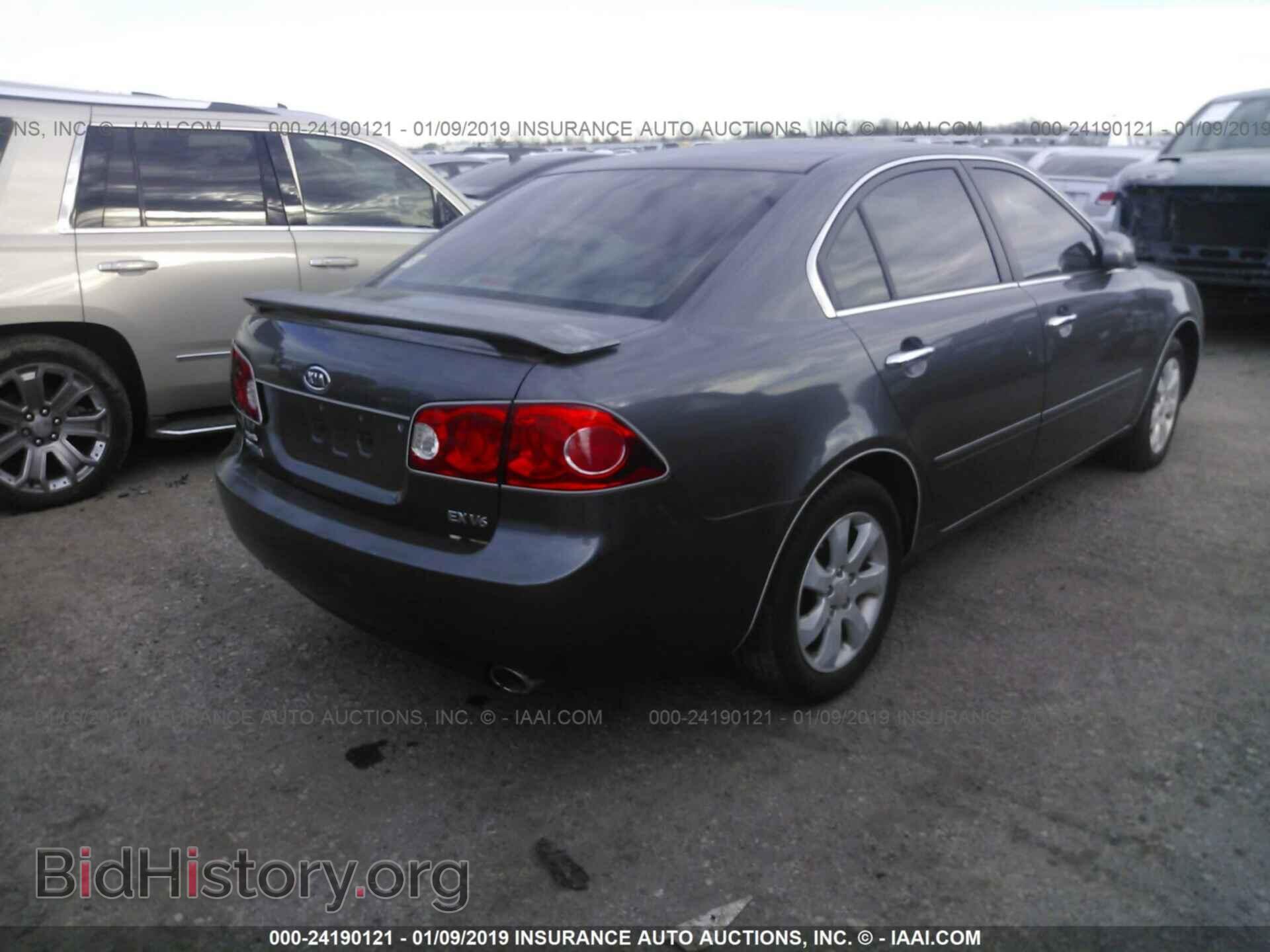 2007 KIA OPTIMA - VIN: KNAGE124475153903 - Фото 4