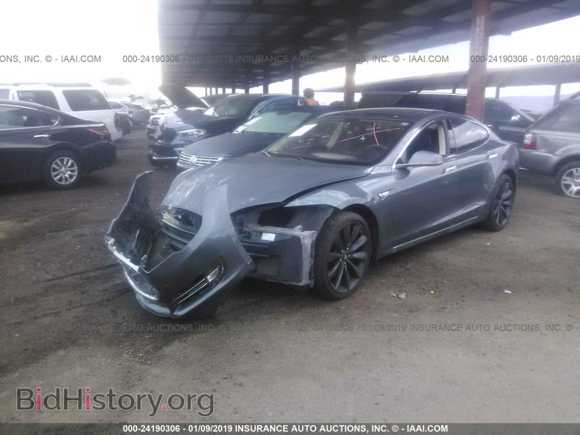 2013 TESLA MODEL S - VIN: 5YJSA1DP8DFP24965 - Фото 2