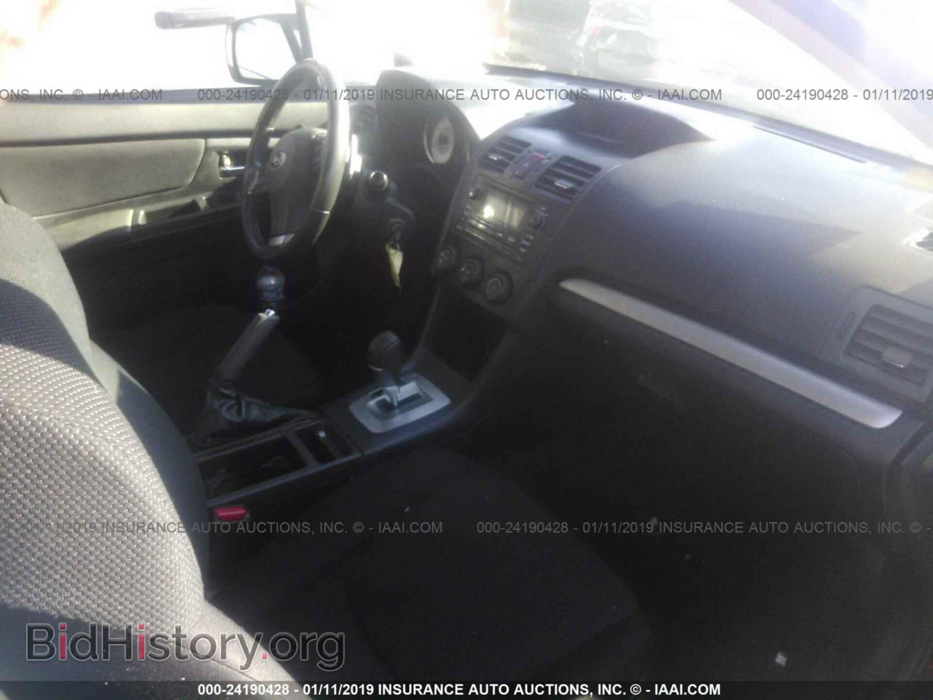 2012 SUBARU IMPREZA - VIN: JF1GJAD65CH018540 - Фото 5